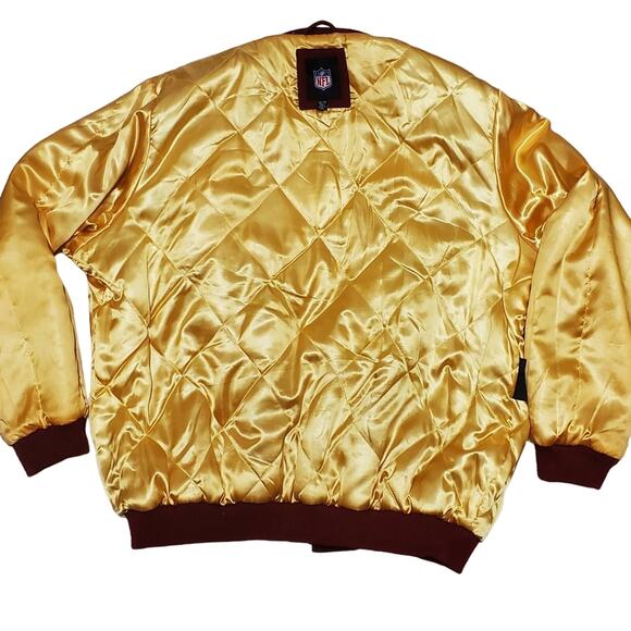 Redskins NFL Wool G-III Apparel Group 2XL Zip Up Bomber Jacket Coat - Picture 12 of 14